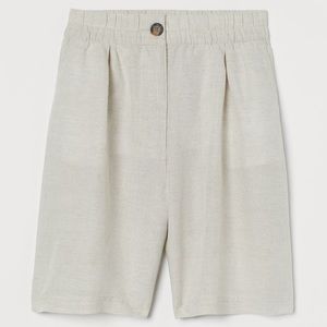 Linen Bermuda Shorts